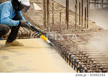 sandblasting washing  concrete 63993283