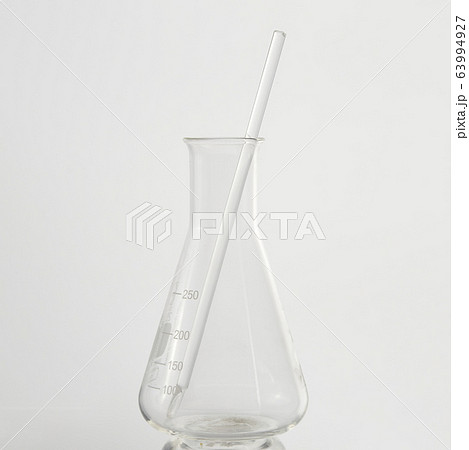 Close-Up Of Flask Against White Background 63994927
