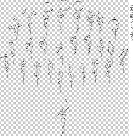 人物_ペン画 63995645