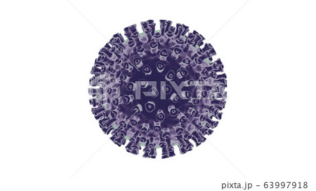 ウイルスの顕微鏡画像 63997918
