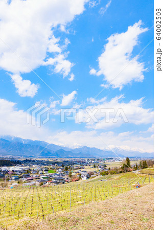 安曇野の風景（早春） 64002503