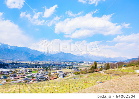 安曇野の風景(早春) 安曇野の風景(早春) 64002504