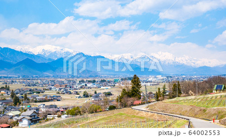 安曇野の風景(早春) 安曇野の風景(早春) 64002553