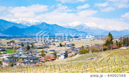 安曇野の風景(早春) 安曇野の風景(早春) 64002568