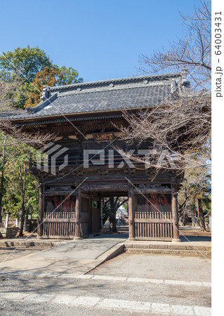勝願寺 仁王門 埼玉県鴻巣市 勝願寺 仁王門 埼玉県鴻巣市 64003431