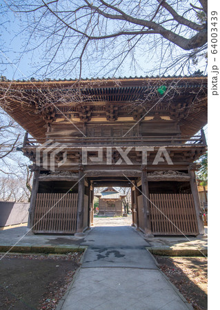 勝願寺　仁王門　埼玉県鴻巣市 64003439