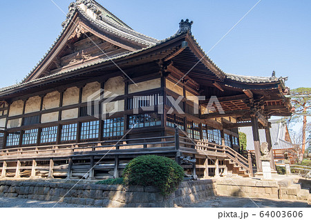 勝願寺　本堂　　埼玉県鴻巣市 64003606