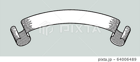 ビンテージ　リボン　バナー 64006489