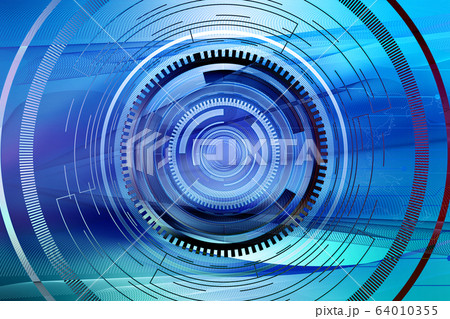 サイバーテクノロジーのデジタルバックグラウンドイメージ 64010355