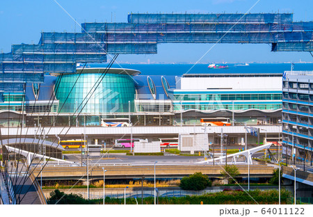 日本の東京都市景観 羽田空港などを望む=4月3日 日本の東京都市景観 羽田空港などを望む=4月3日 64011122