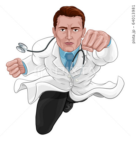 Doctor Superhero Medical Concept 64013981
