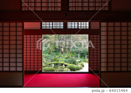 【金剛輪寺 明寿院庭園】 滋賀県愛知郡愛荘町松尾寺 64015464