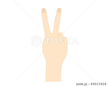 ハンドジェスチャーのイラストのイラスト素材