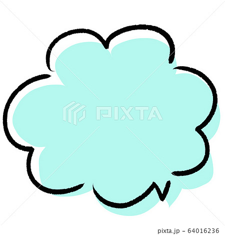 吹き出し 枠のイラスト素材