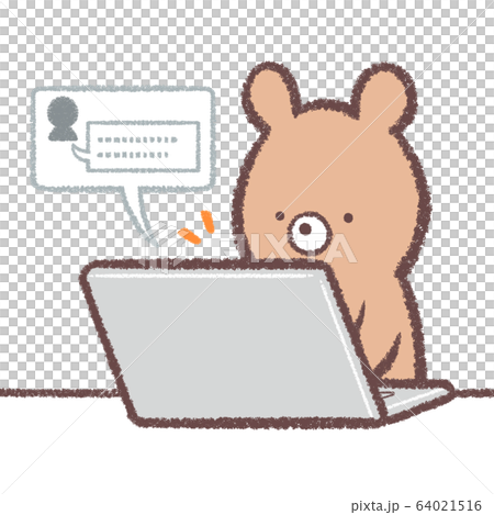 Telework bear 64021516