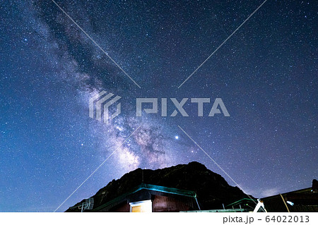 北岳 肩の小屋から見た天の川 【山梨県】 北岳 肩の小屋から見た天の川 【山梨県】 64022013
