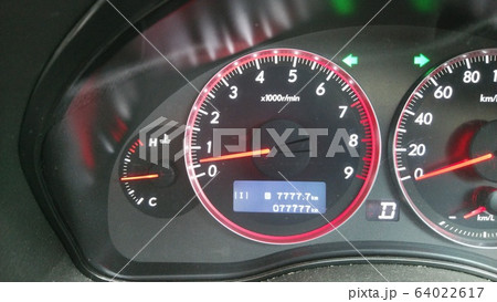 走行距離　ODO 7のぞろ目 64022617