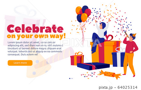 Happy Celebration People Background 64025314