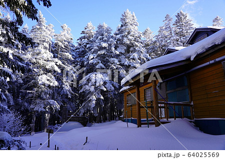 冬の三伏峠小屋 64025569