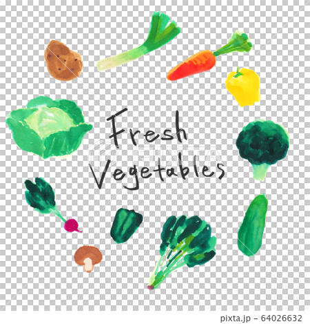 標記藝術蔬菜標記圖蔬菜集 64026632