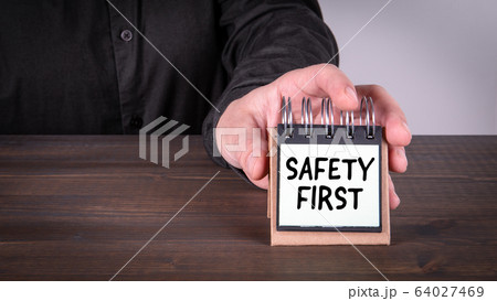 Safety First. Quarantine, Virus, Diseases and Work Concept Safety First. Quarantine, Virus, Diseases and Work Concept 64027469