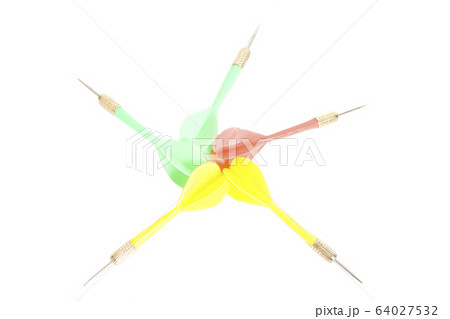 darts isolated on white background darts isolated on white background 64027532