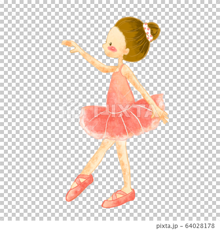 Ballet children's watercolor illustration 6 Ballet children's watercolor illustration 6 64028178