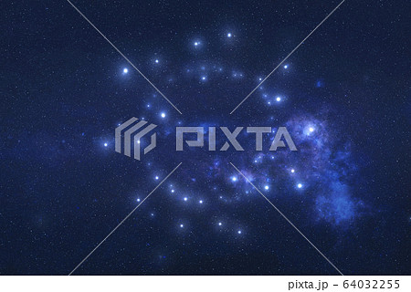 Coronavirus Constellation in outer space. 64032255