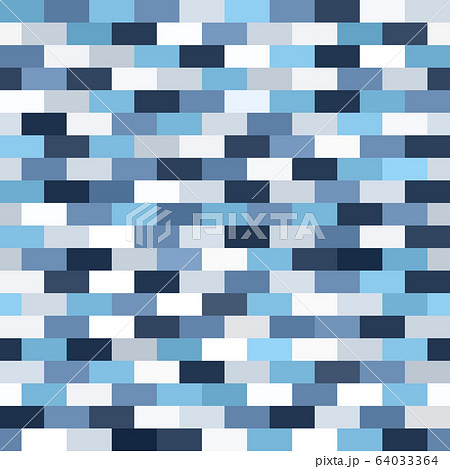 Brick rectangle pattern. Seamless vector 64033364