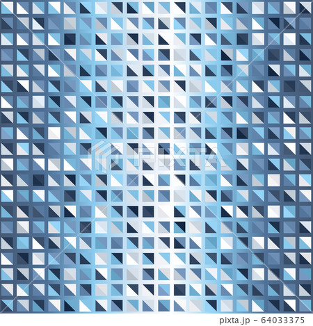 Gradient triangle background. Seamless vector 64033375