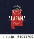 local farm retro grunge badge. homegrown in alabama 64033705