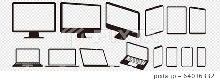 pc laptop smartphone tablet vector illustration 64036332