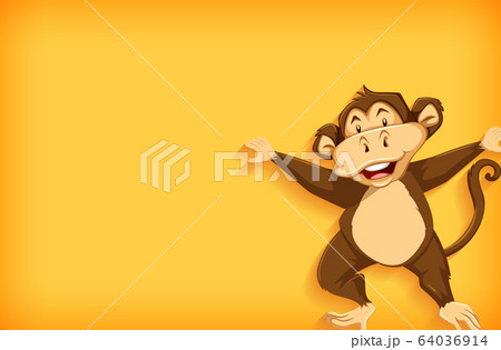 Background Template With Plain Color And Cuteのイラスト素材
