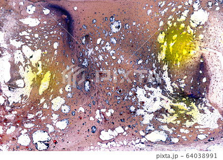 Abstract colored backgrounds. Multicolored background made in mixed technology for design and cards 64038991