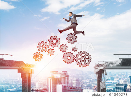 Problem and difficulties overcoming concept. 64040273