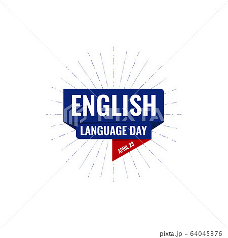 English language day banner vector 64045376