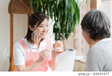 女性 シニア 歯科衛生士 女性 シニア 歯科衛生士 64045477