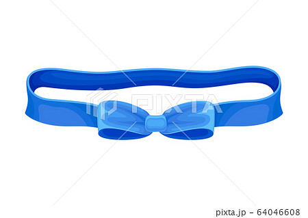 Elastic Scrunchy Or Hair Tie Isolated On White のイラスト素材