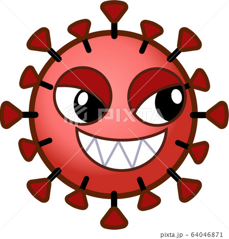 コロナウイルスのキャラクター 64046871