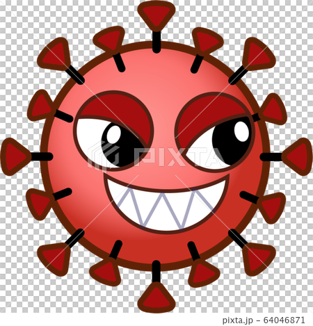コロナウイルスのキャラクター 64046871