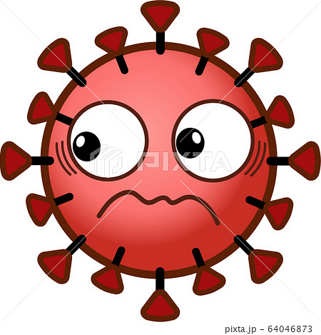 コロナウイルスのキャラクター 64046873