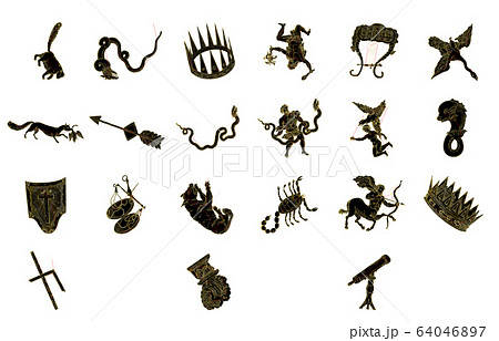 夏の星座影あり黒 夏の星座影あり黒 64046897