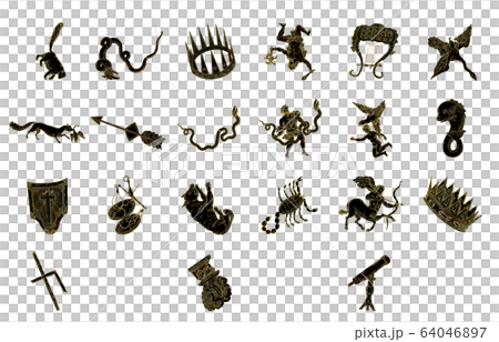 夏の星座影あり黒 夏の星座影あり黒 64046897