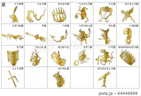 夏の星座影あり金枠名称 夏の星座影あり金枠名称 64046899