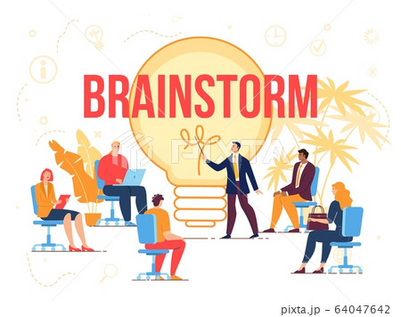 Brainstorm and Creation Idea Workflow Process Brainstorm and Creation Idea Workflow Process 64047642