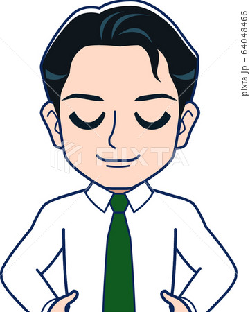 中堅社員のイラスト 中堅社員のイラスト 64048466