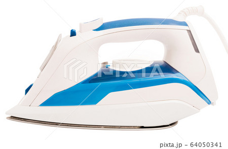 Electric iron isolated over white Electric iron isolated over white 64050341