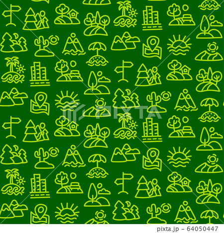 landscapes seamless pattern landscapes seamless pattern 64050447