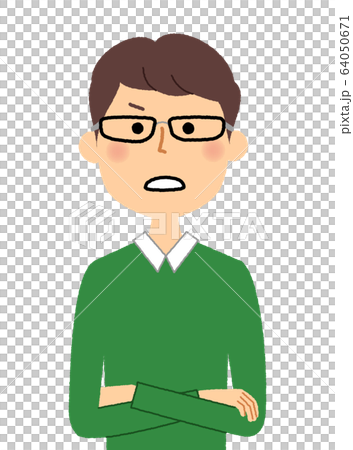 マウンティング　正義をふりかざす男性 64050671