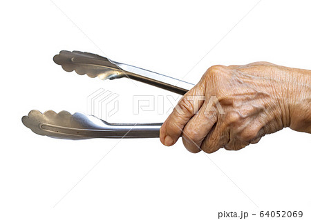 Hand Hold Kitchen Tong Stock Photo - Download Image Now - Serving